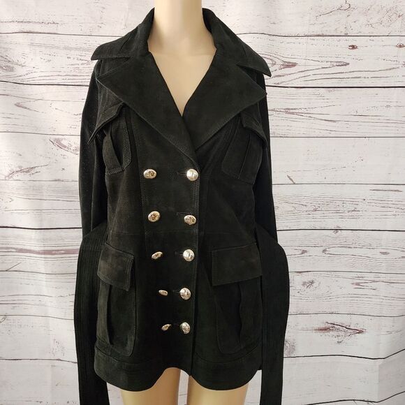 NOI Firenze Black Leather Jacket 44 - Picture 3 of 8